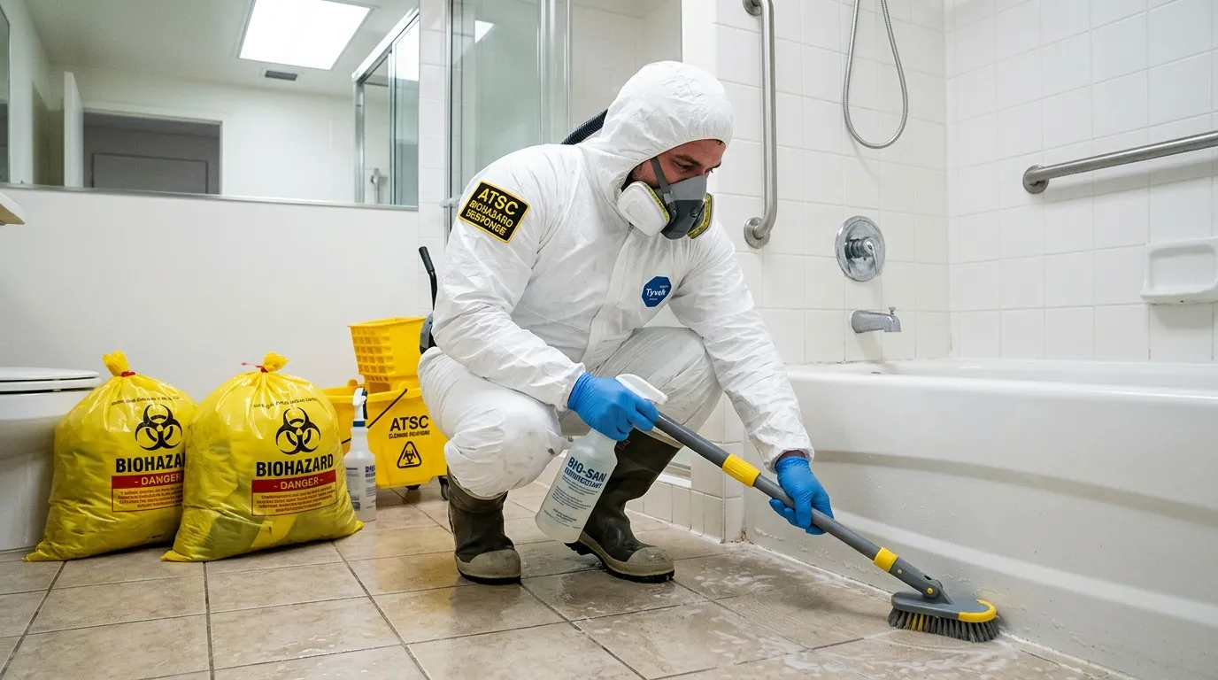 Decontamination equipment deployed for Blood Cleanup in Thomasville